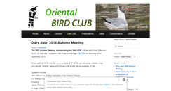 Desktop Screenshot of orientalbirdclub.org